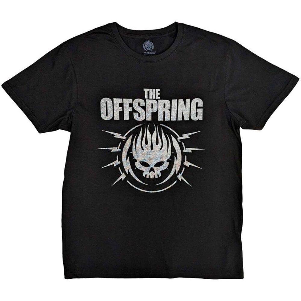 The Offspring Unisex Adult Bolt Logo T-Shirt / Black